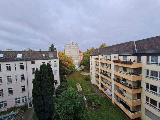 Ausblick Richtung Innenhof