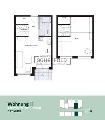 Grundriss Wohnung Nr. 11