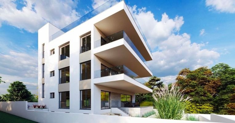 Außenbereich mit einzigartiger Architektur