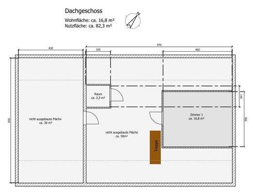 Grundriss Dachgeschoss