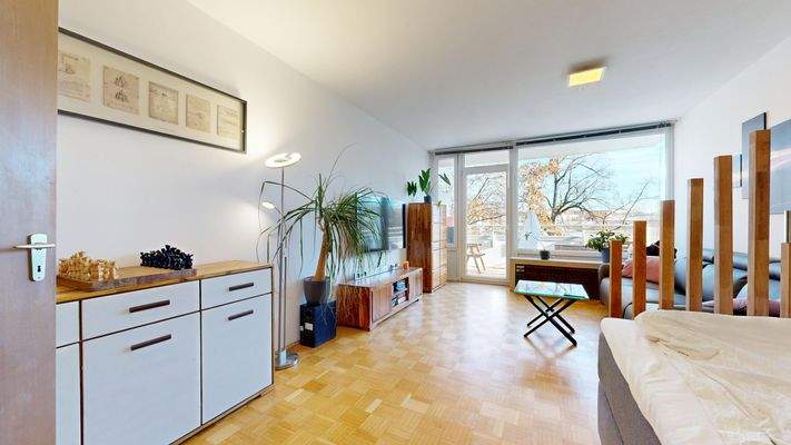 Wohn- und Schlafbereich 