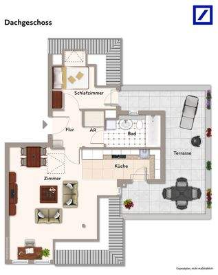 Grundriss visualisiert