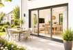 Terrasse Sonnige Terrasse mit direktem Zugang zum Garten – Visualisierung gemäß Planung.