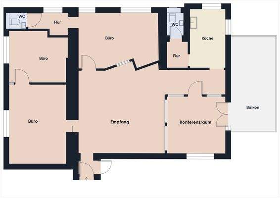 Grundriss ohne Maßangabe