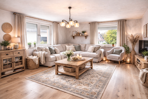 Wohnzimmer visualisiert