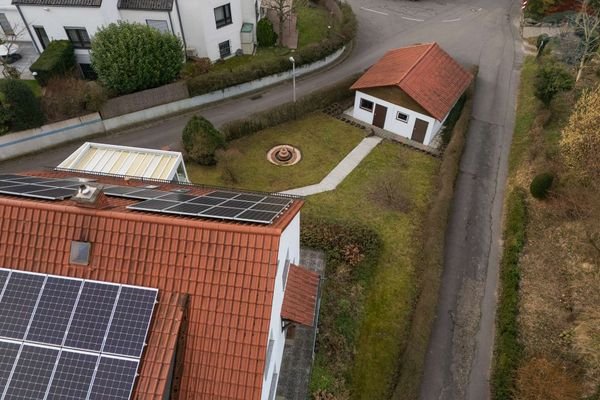 Garage von oben