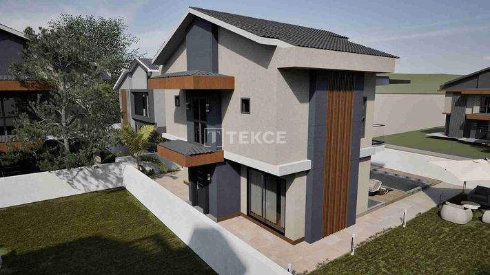4-bedroom Detached Villas for Sale in Fethiye Çalış
