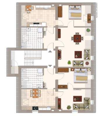 Prinzipskizze Dachgeschoss