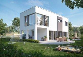 Modernes Traumhaus mit Garten