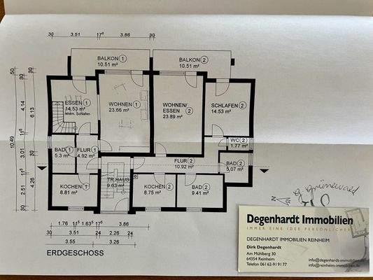 Erdgeschoss Whg. 1 u. 2