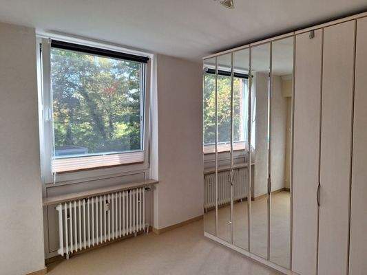 Schlafzimmer mit Ausblick