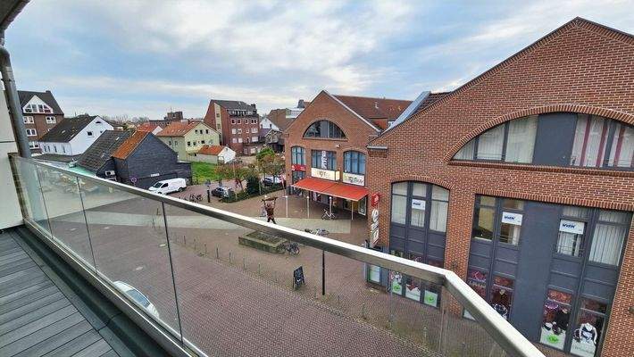 9,7 m² große Süd-Loggia