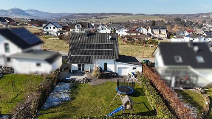 Ansicht Garten + Terrasse
