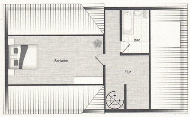 Grundriss Dachspitze