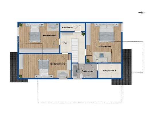 Grundriss Dachgeschoss