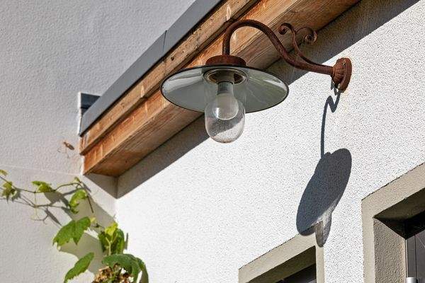 Beleuchtung am Saunahaus