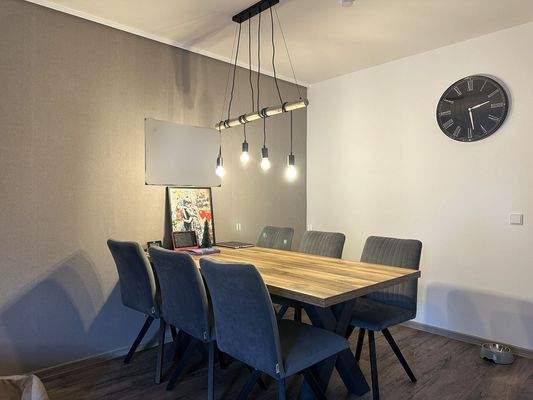 Essbereich im Wohnzimmer