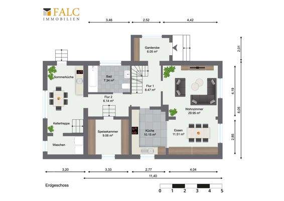 Grundriss Erdgeschoss 