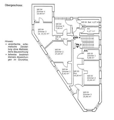 Grundriss Obergeschoss