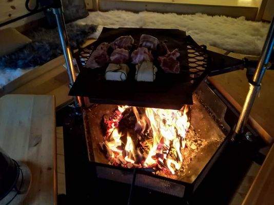 finnische Kota innen