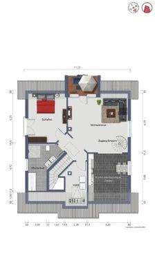 Grundriss Obergeschoss