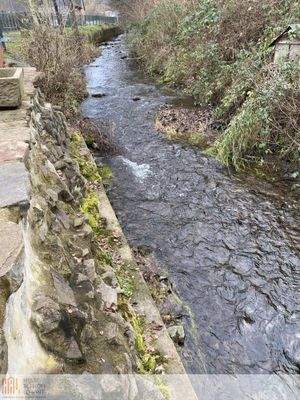 Bachlauf (Linnepe) hinter dem Haus