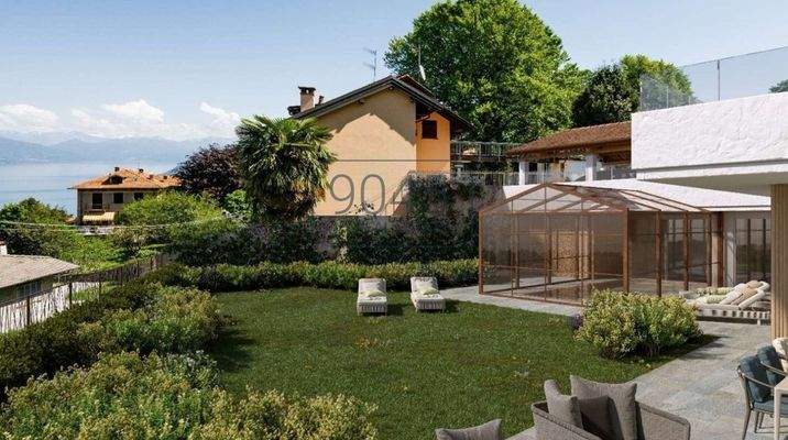 Design-Villa mit Panoramablick in Stresa – Lago Maggiore