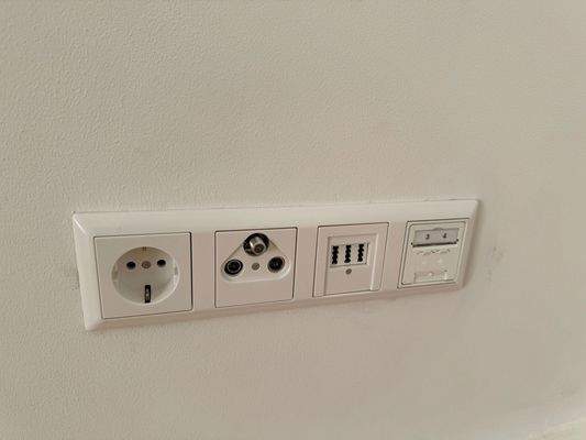 LAN Anschluss in jedem Zimmer