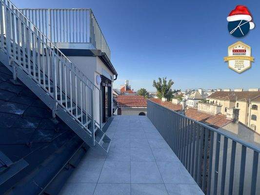 Balkon und Dachterrasse