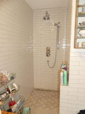 Dusche ohne Barriere