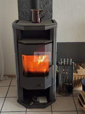Ofen im Wohnzimmer