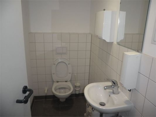 WC in der Halle