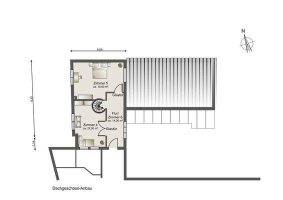 Anbau - Dachgeschoss