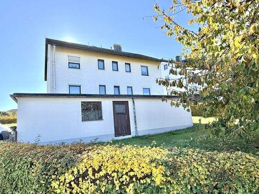 Rückansicht des Wohnhauses