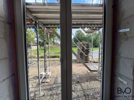 Ausblick aus dem Schlafzimmer