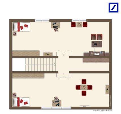 Obergeschoß Haupthaus