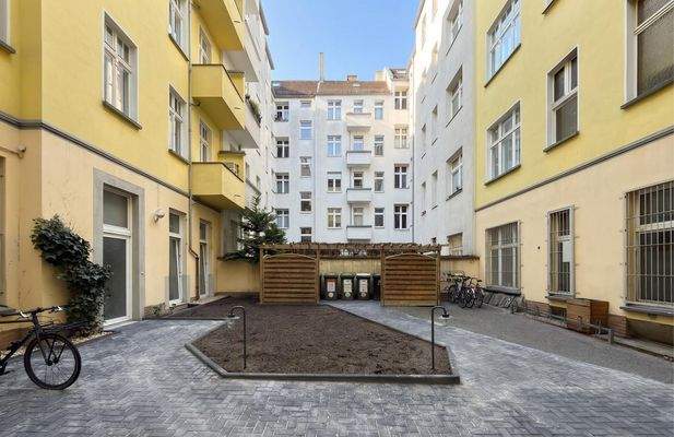 Gestaltete Hofanlage