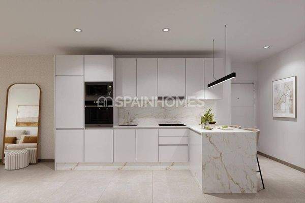 Flats in a Complex with Rooftop Pool in Torrevieja Center