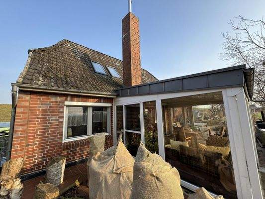 seitliche Rückansicht