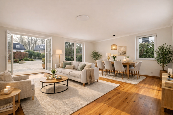 Wohnzimmer - (KI generiert)