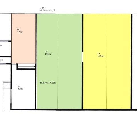 Grundriss (grüne Fläche)