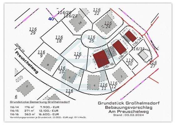 Großhelmsdorf Lageplan Am Preuschelweg