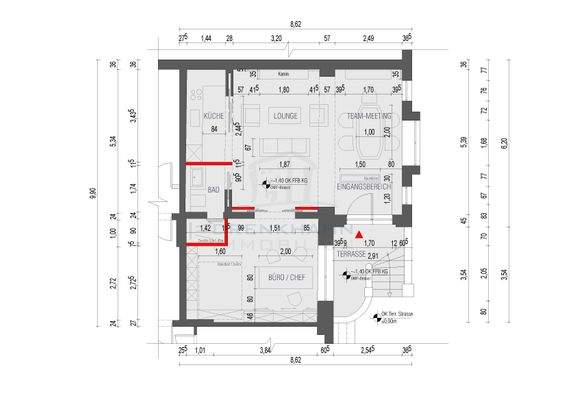 Technischer Grundriss