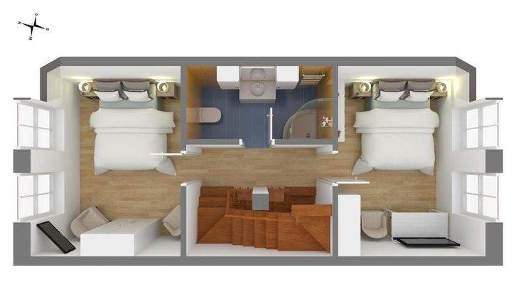 Grundriss Obergeschoss