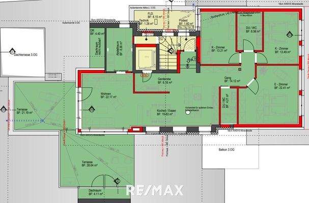 Pfunds - Grundriss - Top 19