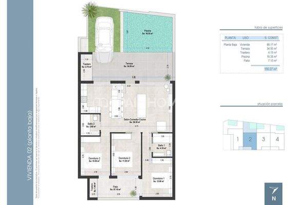 Flats with Private Pools near the Beach in San Pedro Murcia