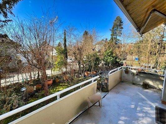 Balkon mit eigenem Garten