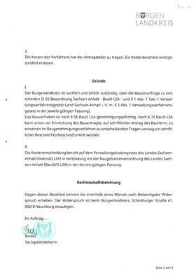 Bauvoranfrage Wohnbebauung Seite 2 von 3