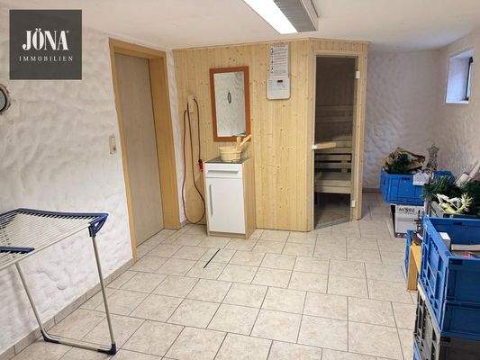 Keller mit Sauna