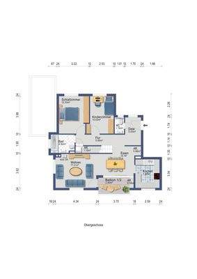 Grundriss 1. Obergeschoss